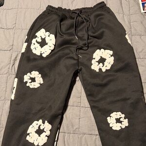 Black and White Patterned Pants